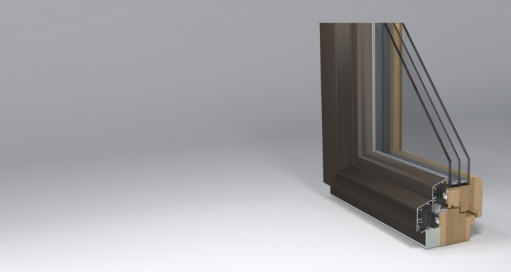 timber window profile gama_78_therm profile design by www.gamalangai.lt/en/