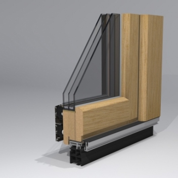 front doors gama T78_therm drawing